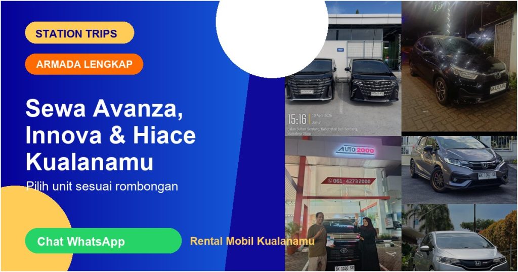 Sewa Avanza, Innova, dan Hiace di Kualanamu: Pilih Unit Sesuai Rombongan - Station Trips